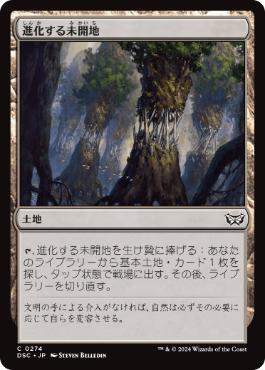 【JPN】《進化する未開地/Evolving Wilds》[DSC]