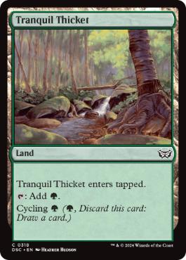 【ENG】《平穏な茂み/Tranquil Thicket》[DSC]