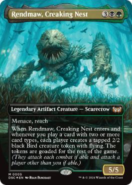 【ENG】【Foil】■ボーダーレス■《軋む巣、引き裂き口/Rendmaw, Creaking Nest》[DSC]