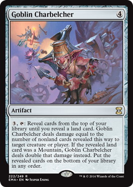 【ENG】《ゴブリンの放火砲/Goblin Charbelcher》[EMA]