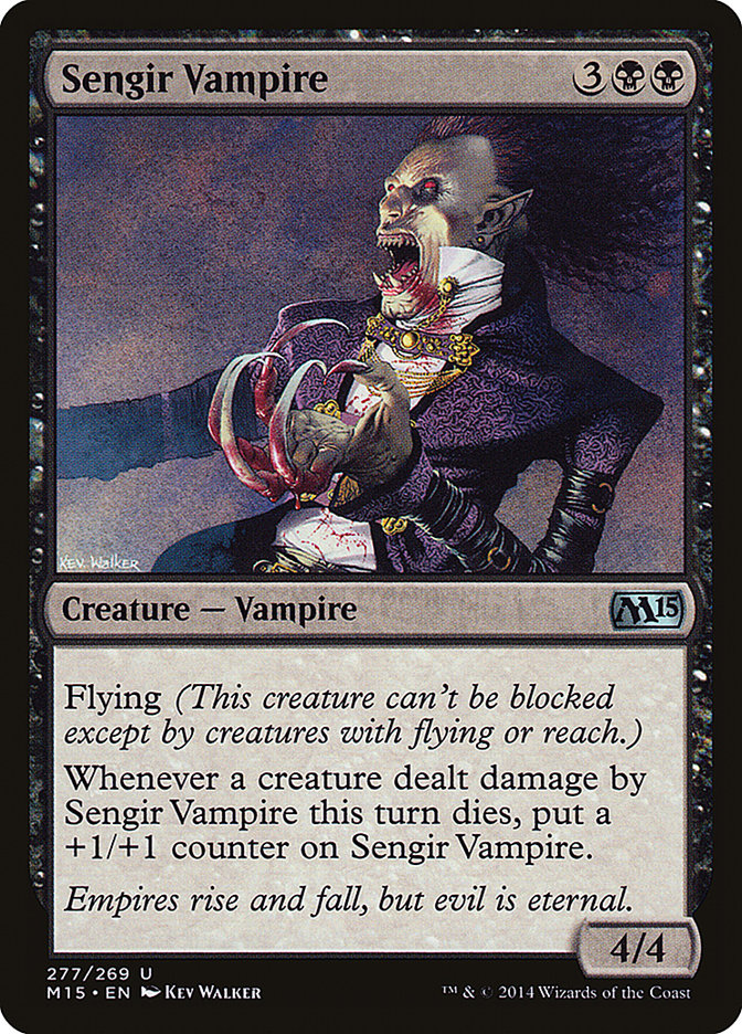 【ENG】《センギアの吸血鬼/Sengir Vampire》[M15]