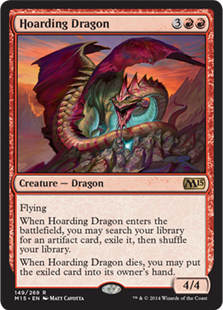 【ENG】《溜め込むドラゴン/Hoarding Dragon》[M15]