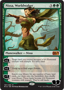【ENG】《世界を目覚めさせる者、ニッサ/Nissa, Worldwaker》[M15]