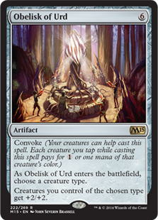 【ENG】【Foil】《ウルドのオベリスク/Obelisk of Urd》[M15]