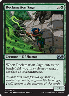 【ENG】《再利用の賢者/Reclamation Sage》[M15]