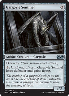 【ENG】《ガーゴイルの歩哨/Gargoyle Sentinel》[M15]