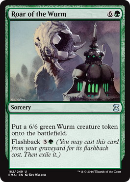【ENG】【Foil】《ワームの咆哮/Roar of the Wurm》[EMA]