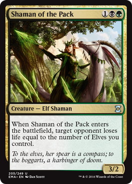 【ENG】《群れのシャーマン/Shaman of the Pack》[EMA]