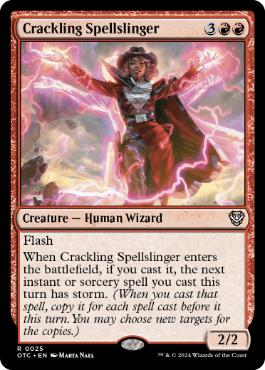 【ENG】《弾ける呪文飛ばし/Crackling Spellslinger》[OTC]