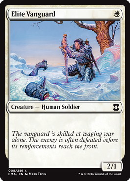 【ENG】【Foil】《先兵の精鋭/Elite Vanguard》[EMA]
