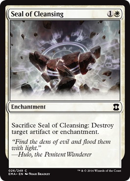 【ENG】【Foil】《浄化の印章/Seal of Cleansing》[EMA]