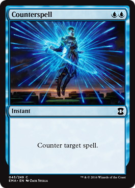 【ENG】【Foil】《対抗呪文/Counterspell》[EMA]