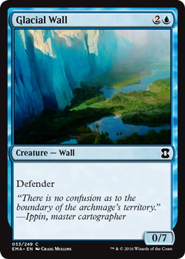 【ENG】【Foil】《氷河の壁/Glacial Wall》[EMA]