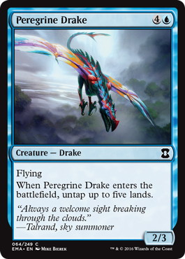 【ENG】【Foil】《流浪のドレイク/Peregrine Drake》[EMA]