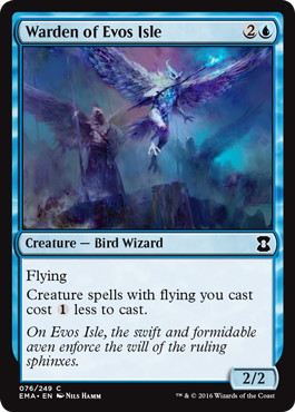 【ENG】【Foil】《イーヴォ島の管理人/Warden of Evos Isle》[EMA]