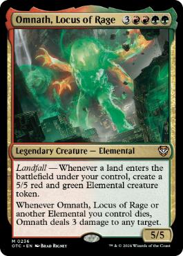 【ENG】《怒りの座、オムナス/Omnath, Locus of Rage》[OTC]