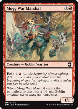 【ENG】【Foil】《モグの戦争司令官/Mogg War Marshal》[EMA]