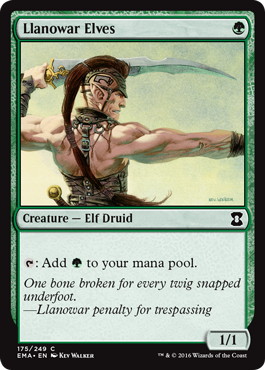 【ENG】【Foil】《ラノワールのエルフ/Llanowar Elves》[EMA]