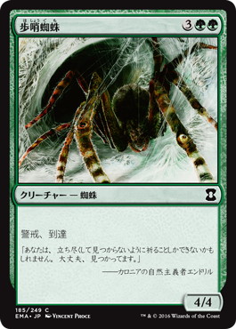 【JPN】《歩哨蜘蛛/Sentinel Spider》[EMA]