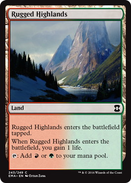 【ENG】【Foil】《岩だらけの高地/Rugged Highlands》[EMA]