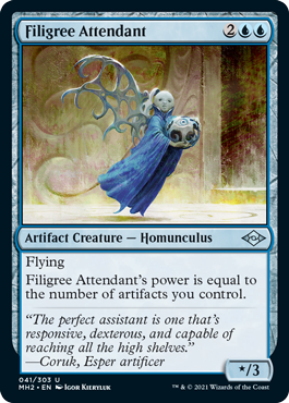 【ENG】《金線の従者/Filigree Attendant》[MH2]