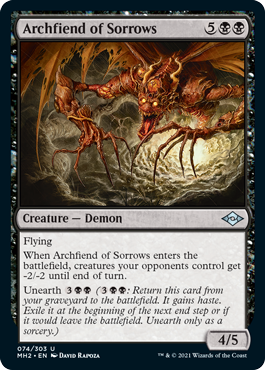 【ENG】《悲しみの魔神/Archfiend of Sorrows》[MH2]