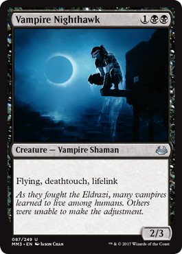 【ENG】【Foil】《吸血鬼の夜鷲/Vampire Nighthawk》[MM3]
