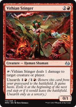 【ENG】【Foil】《ヴィティアのとげ刺し/Vithian Stinger》[MM3]