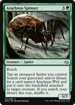 【ENG】【Foil】《アラクナスの紡ぎ手/Arachnus Spinner》[MM3]