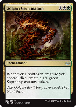 【ENG】【Foil】《ゴルガリの発芽/Golgari Germination》[MM3]