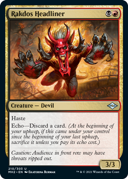 【ENG】【Foil】《ラクドスの首狩り/Rakdos Headliner》[MH2]