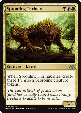 【ENG】【Foil】《芽吹くトリナクス/Sprouting Thrinax》[MM3]