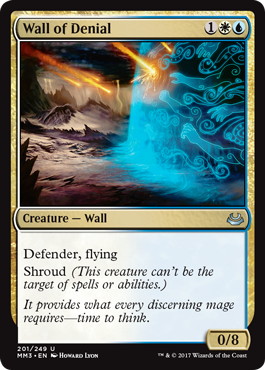 【ENG】【Foil】《否定の壁/Wall of Denial》[MM3]