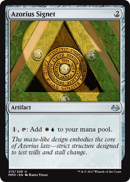 【ENG】【Foil】《アゾリウスの印鑑/Azorius Signet》[MM3]