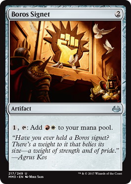 【ENG】【Foil】《ボロスの印鑑/Boros Signet》[MM3]