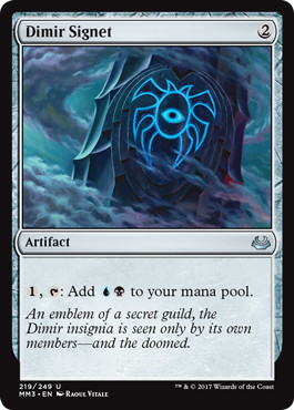 【ENG】【Foil】《ディミーアの印鑑/Dimir Signet》[MM3]