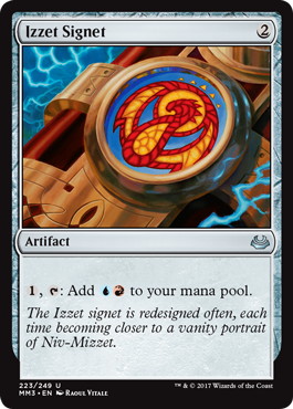 【ENG】【Foil】《イゼットの印鑑/Izzet Signet》[MM3]
