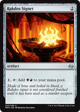【ENG】【Foil】《ラクドスの印鑑/Rakdos Signet》[MM3]