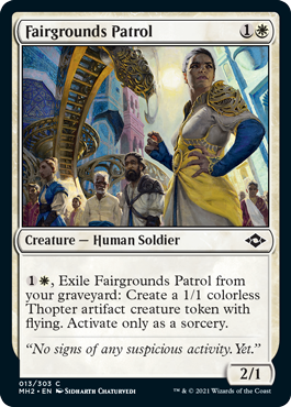 【ENG】【Foil】《博覧会場の巡回員/Fairgrounds Patrol》[MH2]