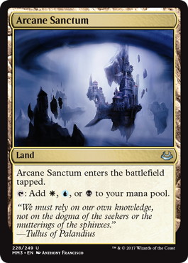 【ENG】【Foil】《秘儀の聖域/Arcane Sanctum》[MM3]