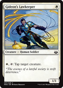 【ENG】【Foil】《ギデオンの法の番人/Gideon's Lawkeeper》[MM3]