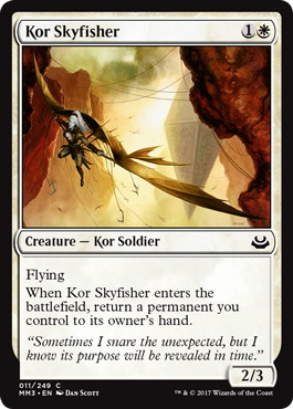 【ENG】【Foil】《コーの空漁師/Kor Skyfisher》[MM3]