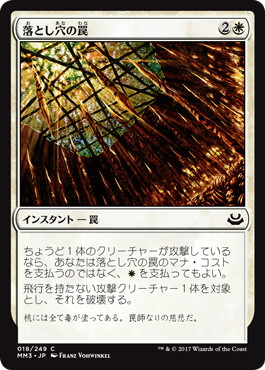 【JPN】【Foil】《落とし穴の罠/Pitfall Trap》[MM3]