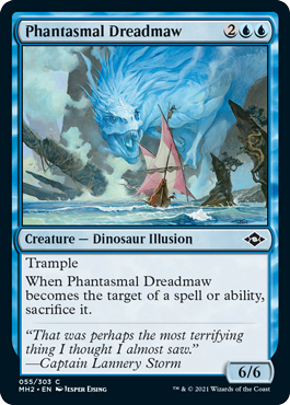 【ENG】【Foil】《幻影の戦慄大口/Phantasmal Dreadmaw》[MH2]