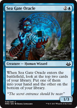 【ENG】【Foil】《海門の神官/Sea Gate Oracle》[MM3]