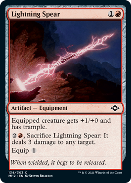 【ENG】【Foil】《稲妻の槍/Lightning Spear》[MH2]