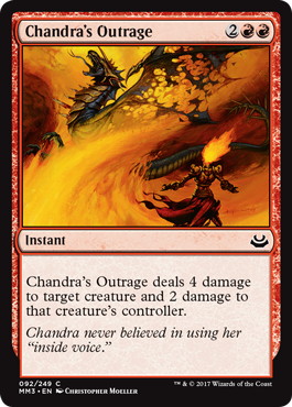 【ENG】【Foil】《チャンドラの憤慨/Chandra's Outrage》[MM3]