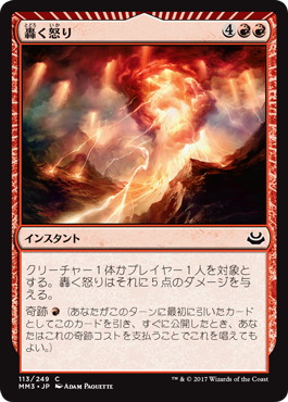 【JPN】【Foil】《轟く怒り/Thunderous Wrath》[MM3]