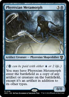 【ENG】《ファイレクシアの変形者/Phyrexian Metamorph》[MKC]