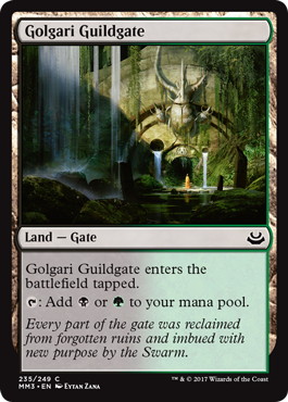 【ENG】【Foil】《ゴルガリのギルド門/Golgari Guildgate》[MM3]